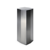 Ame II Pedestal in Brushed Stainless Steel