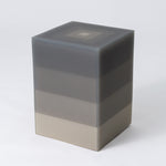 Resin funiture design, side table and stool by Facture Studio. Represented by Tuleste Factory in New York City.