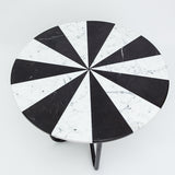 Jasmine Pizza B&W Side Table