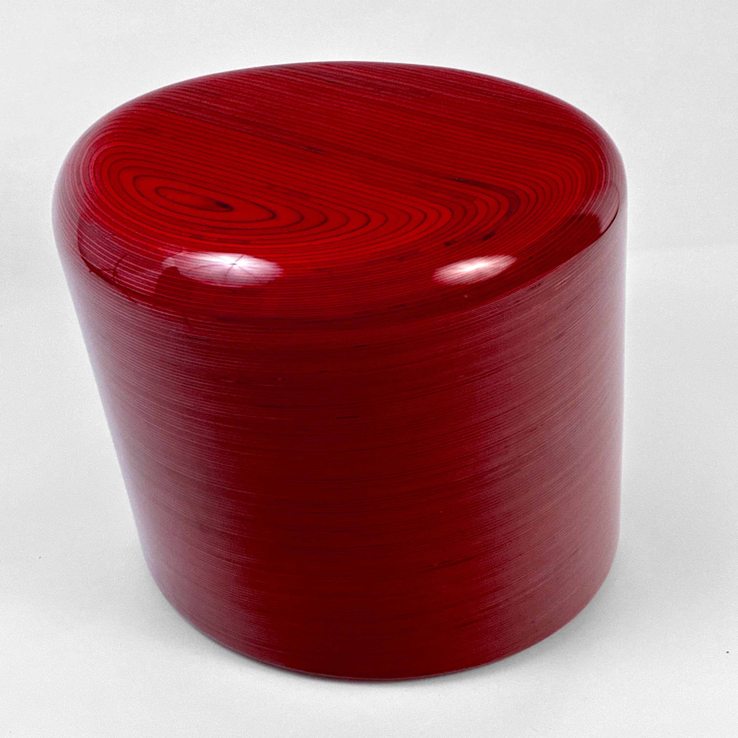 Red Stack Stool