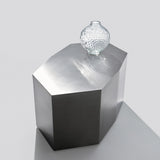 Ame III Coffe Table in Brushed Stainless Steel