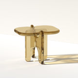 Plump End Table in Deep Olive