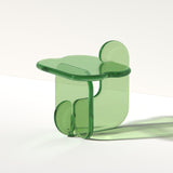 Plump Side Table in Aquamarine