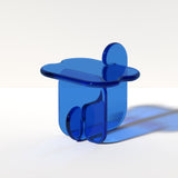 Plump Side Table in Aquamarine