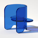 Plump Chair in Bold Blue