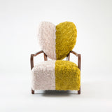 Uni Armchair in Yellow/Cream
