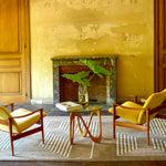 Maze rug in Tibetan Wool by Jt. Pfeiffer. Represented by Fine art and design gallery Tuleste Factory in New York City.