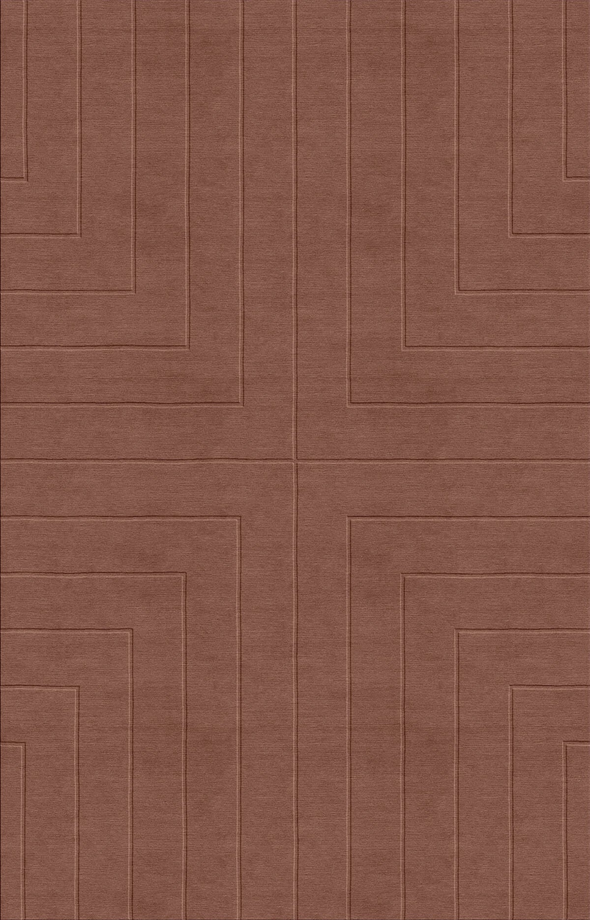 Luxury geometric relief rug by designer Jt/ Pfeiffer. Represented by Tuleste Factory in New York City.