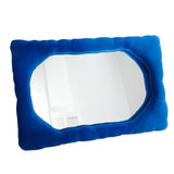 Biomorphic Mirror in Cobalt Blue