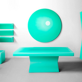Dining table as sculpture. A statement collectible design piece by Facture Studio. Represented by Tuleste Factory in New York City.