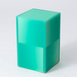 Resin furniture design, stool and side table as sculpture by Facture Studio. Represented by Tuleste Factory in New York City.