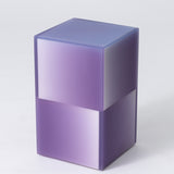 Resin furniture design, stool and side table as sculpture by Facture Studio. Represented by Tuleste Factory in New York City.