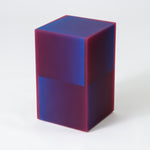 Resin furniture design, stool and side table as sculpture by Facture Studio. Represented by Tuleste Factory in New York City.