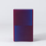 Resin furniture design, stool and side table as sculpture by Facture Studio. Represented by Tuleste Factory in New York City.