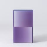 Resin furniture design, stool and side table as sculpture by Facture Studio. Represented by Tuleste Factory in New York City.