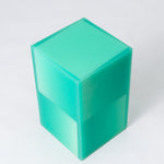 Resin furniture design, stool and side table as sculpture by Facture Studio. Represented by Tuleste Factory in New York City.