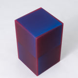 Resin furniture design, stool and side table as sculpture by Facture Studio. Represented by Tuleste Factory in New York City.