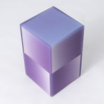 Resin furniture design, stool and side table as sculpture by Facture Studio. Represented by Tuleste Factory in New York City.