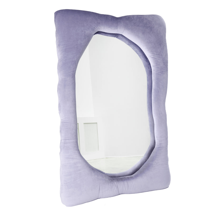 Biomorphic Mirror in Lavender Purple