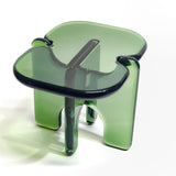 Plump End Table in Deep Olive