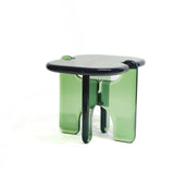 Plump End Table in Deep Olive