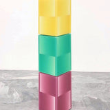 Resin furniture design, stool and side table as sculpture by Facture Studio. Represented by Tuleste Factory in New York City.