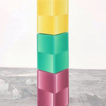 Resin furniture design, stool and side table as sculpture by Facture Studio. Represented by Tuleste Factory in New York City.