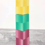 Resin furniture design, stool and side table as sculpture by Facture Studio. Represented by Tuleste Factory in New York City.