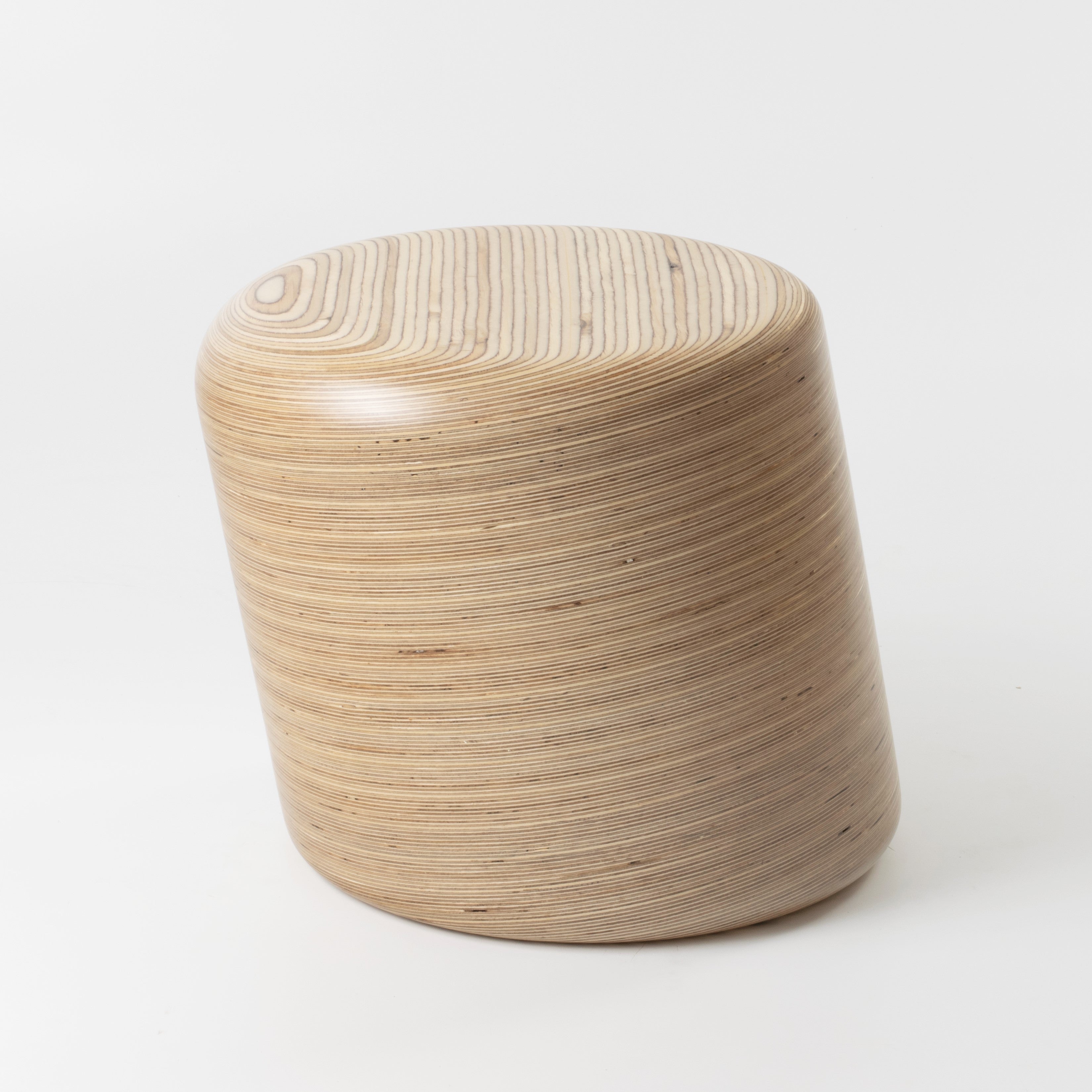 Birch plywood stack stool by design and fabrication studio Timbur. Represented by Tuleste Factory in New York City.