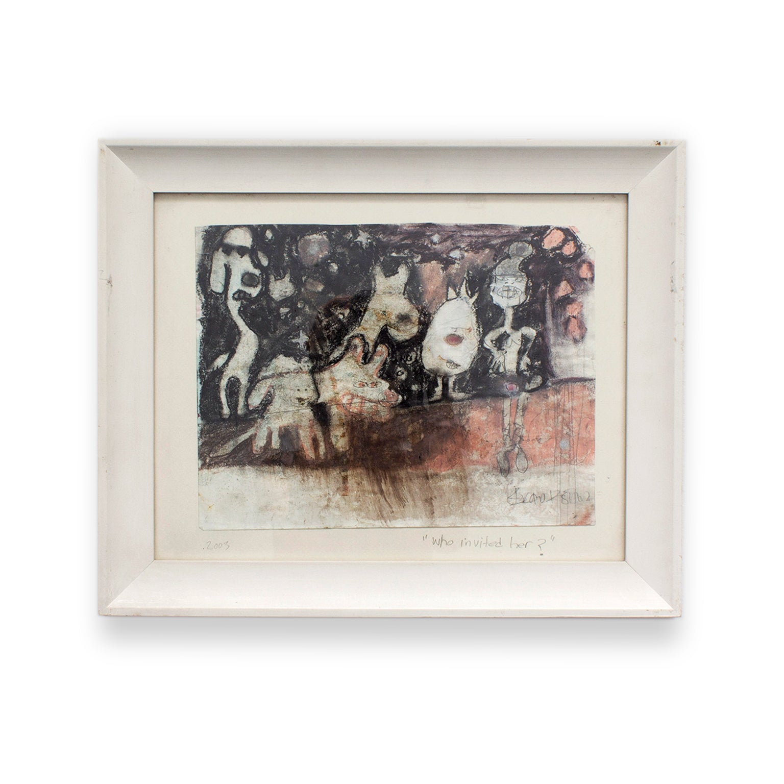 Mixed Media work on paper by Brad Fisher. Represented by Tuleste Factory, a collectible design and fine art gallery in Chelsea, New York City.