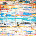 Abstract drip painting by Joseph Conrad-Ferm. Represented by Tuleste Factory.