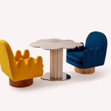 Semo Armchair in Navy