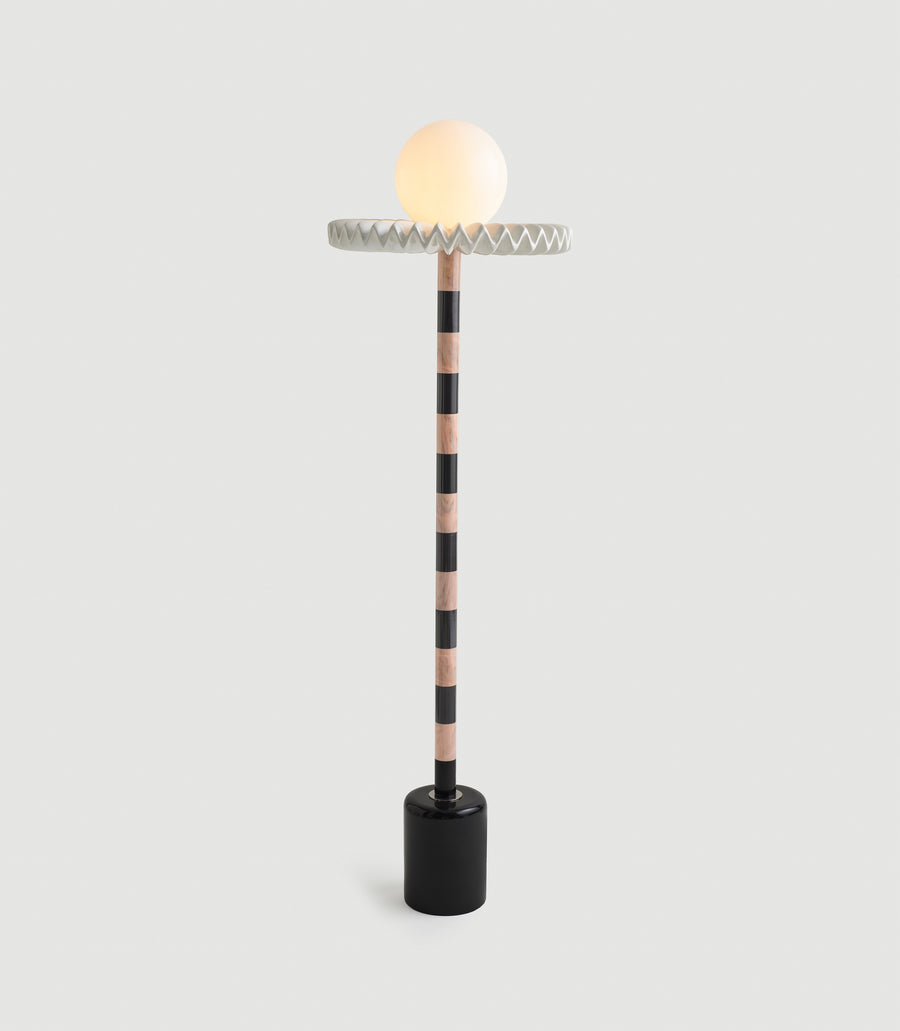 Sare Lamp in Pink/Black