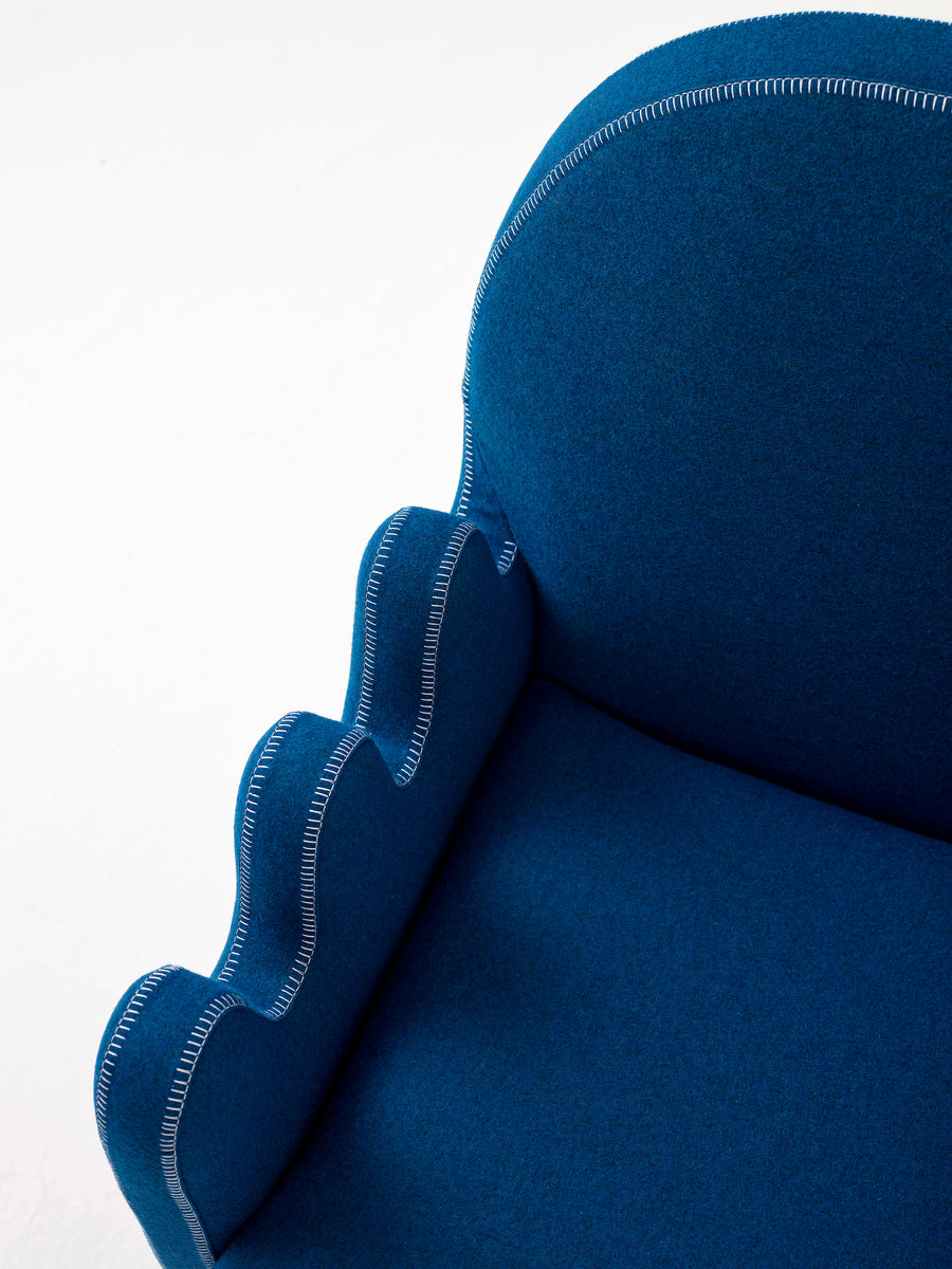 Semo Armchair in Navy