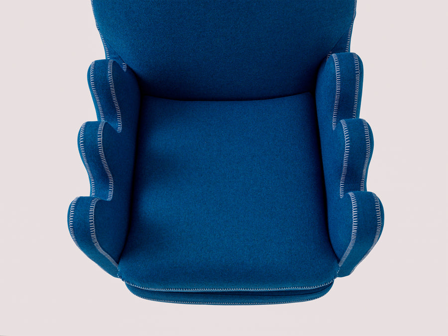 Semo Armchair in Navy