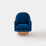 Semo Armchair in Navy