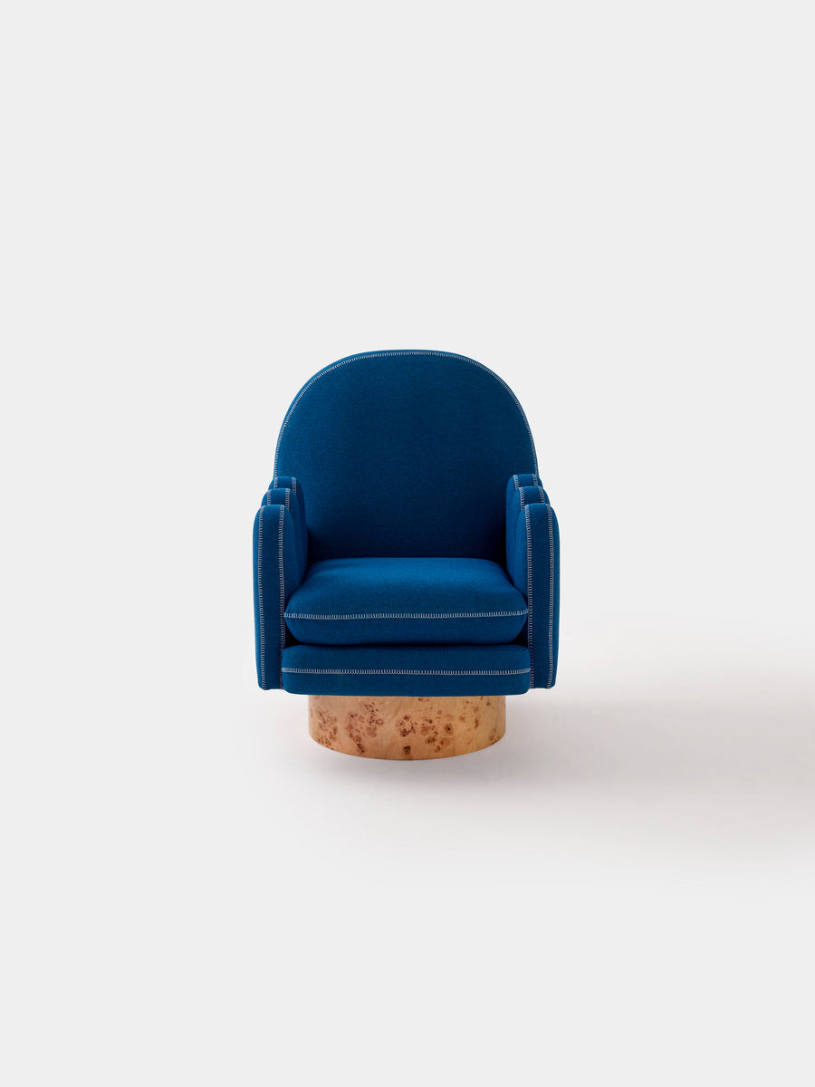 Semo Armchair in Navy