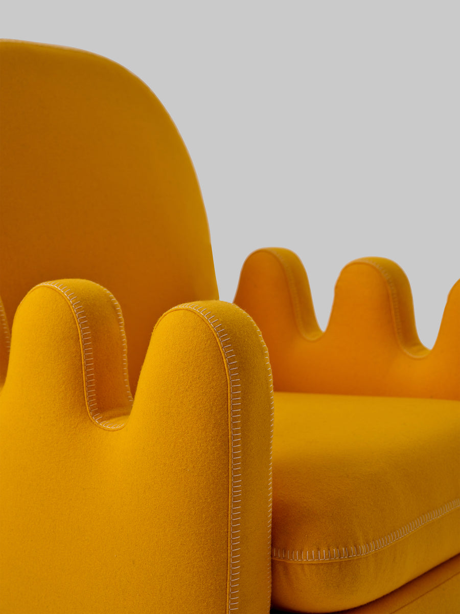 Semo Armchair in Yellow