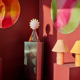Ame II Pedestal in Brushed Stainless Steel