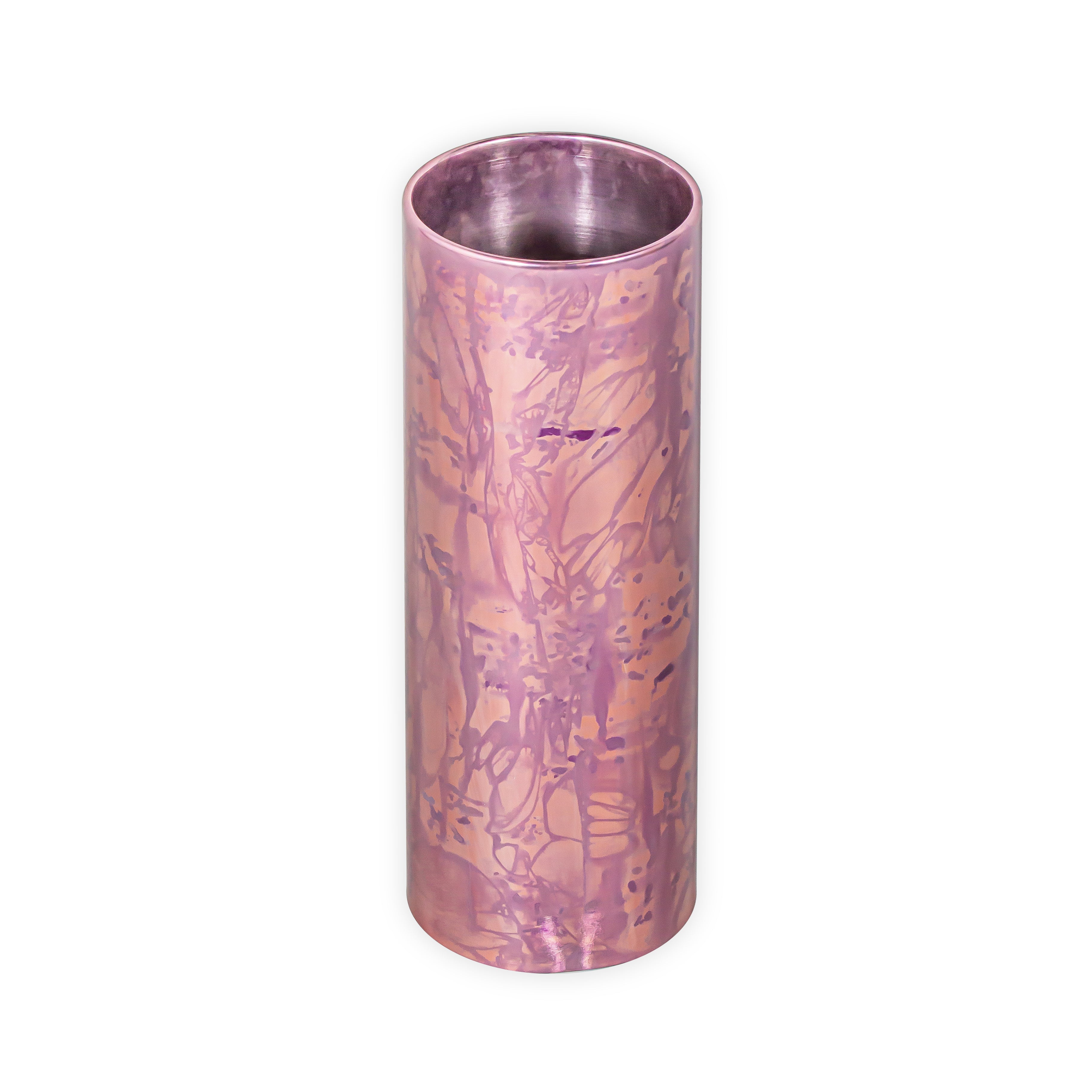 Medium Cambium Vase in Glossy Pink