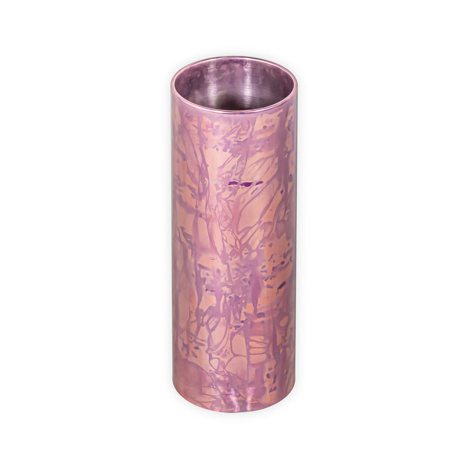Medium Cambium Vase in Glossy Pink