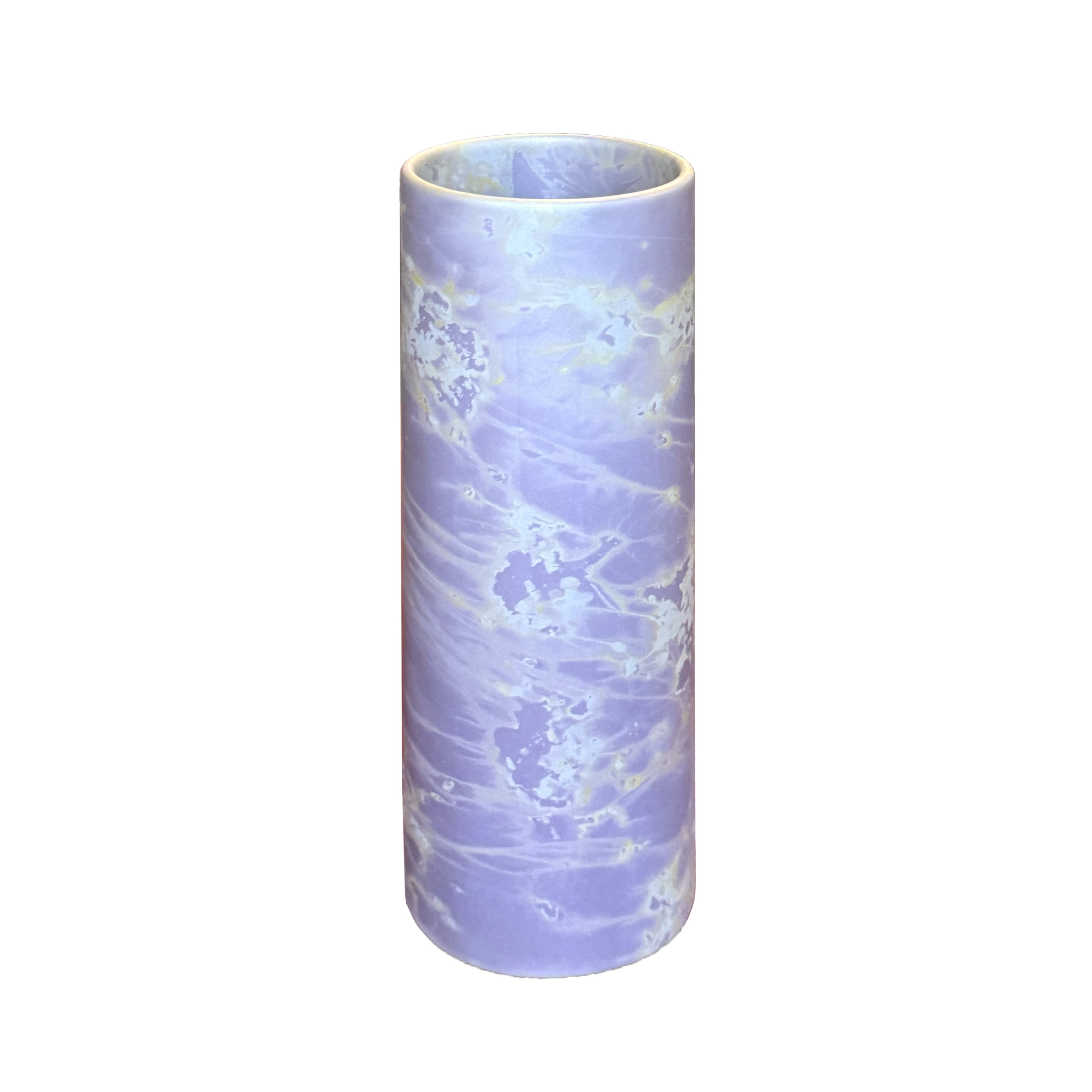 Small Cambium Vase  in Matte Purple