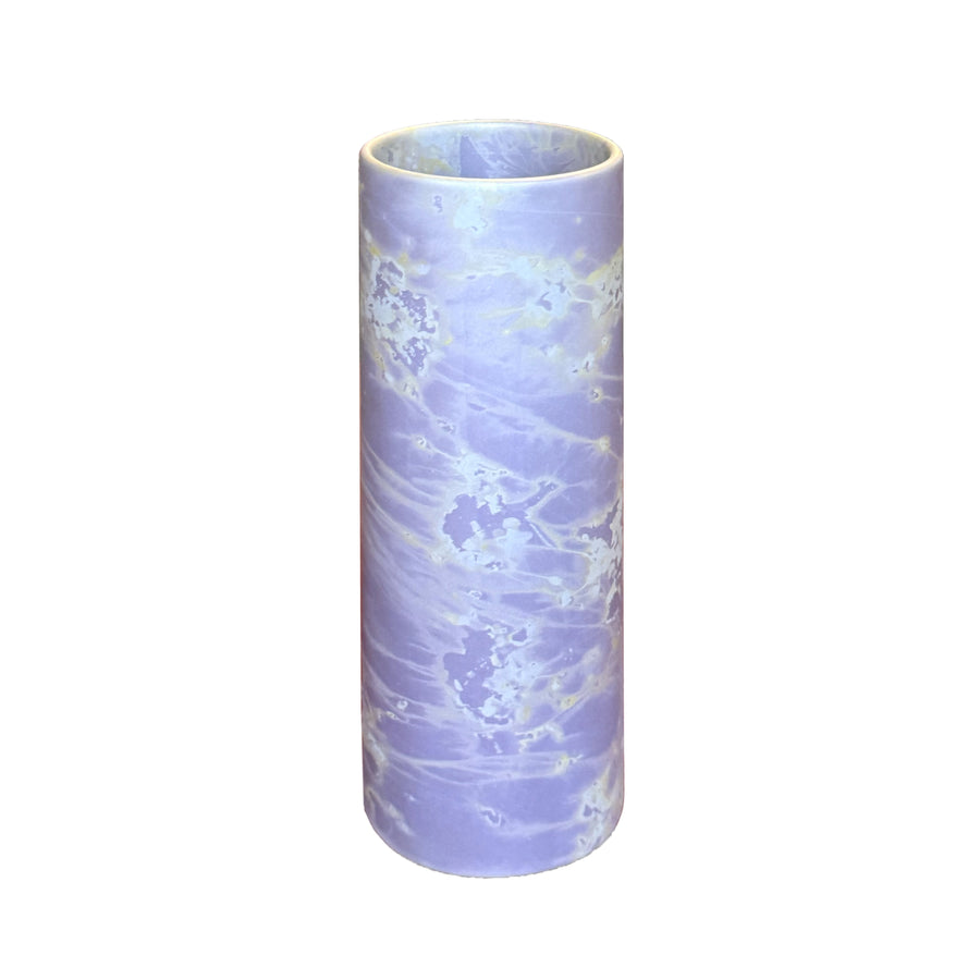 Small Cambium Vase  in Matte Purple