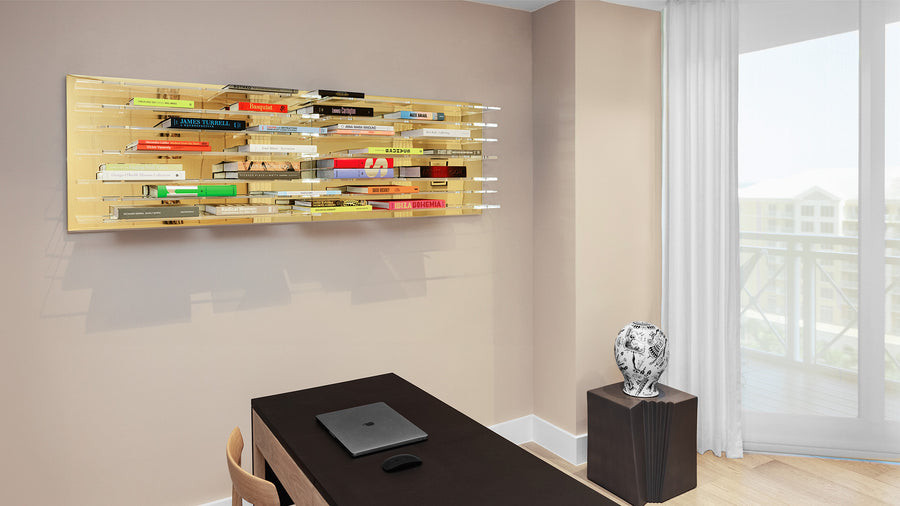 Gold Sapere Bookcase