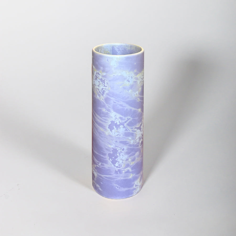 Small Cambium Vase  in Matte Purple
