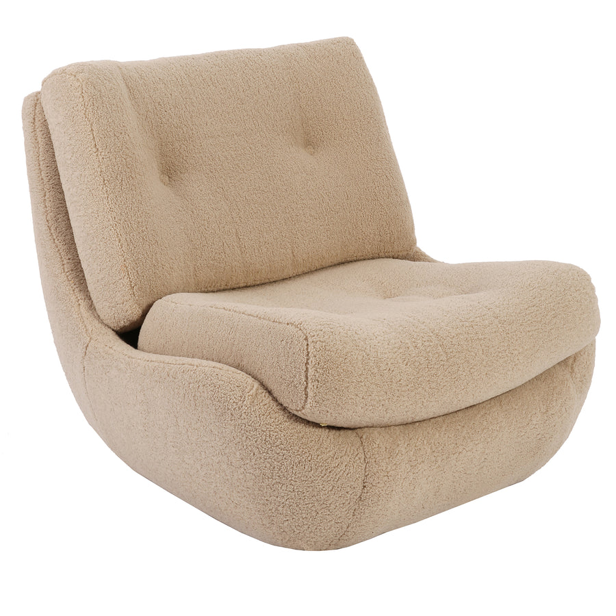 Atlantis Big Armchair in Creme Boucle