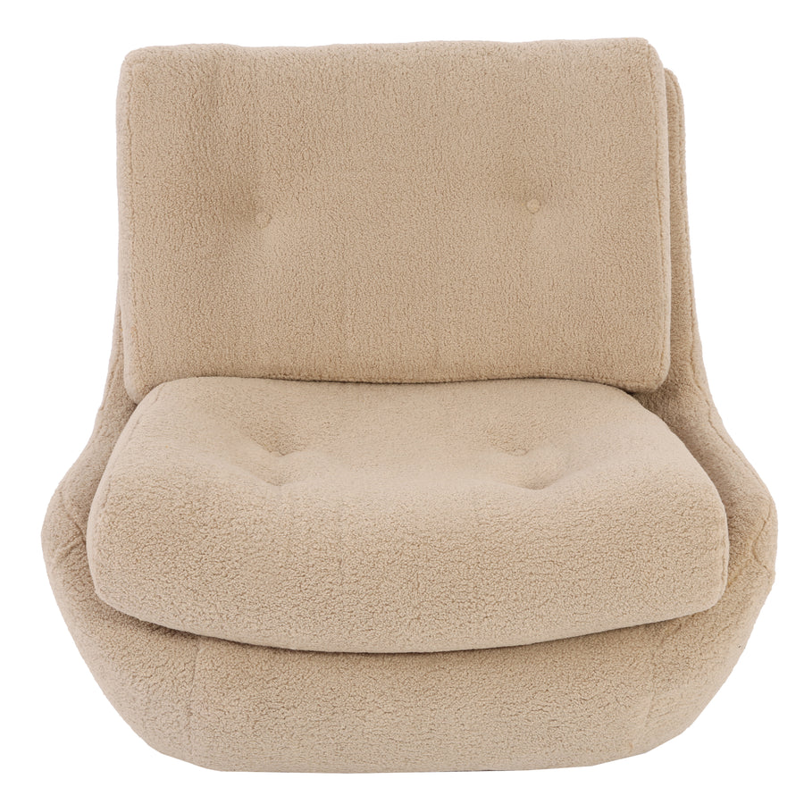 Atlantis Big Armchair in Creme Boucle