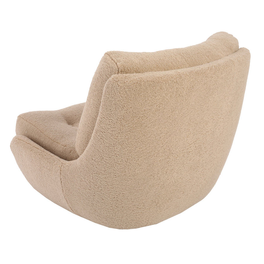 Atlantis Big Armchair in Creme Boucle