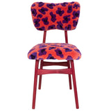 Butterfly Chair in Leopard Pink Wool