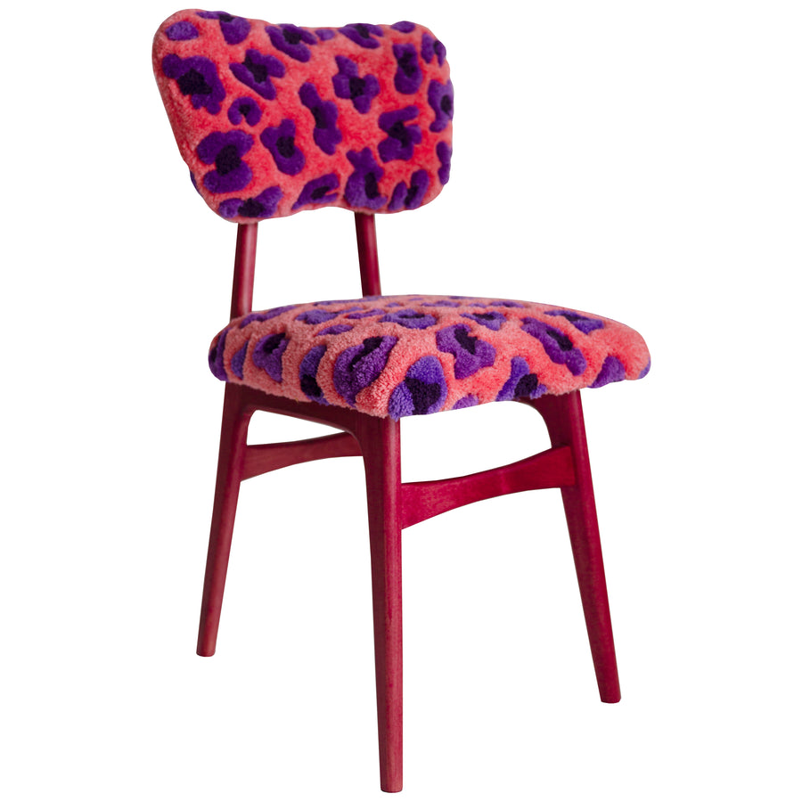 Butterfly Chair in Leopard Pink Wool